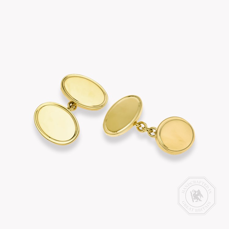 Oval Chain Cufflinks