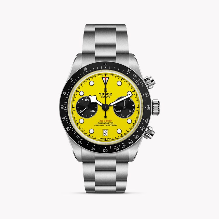Tudor Black Bay Chrono 39 39mm, Yellow Dial, Baton Numerals_1