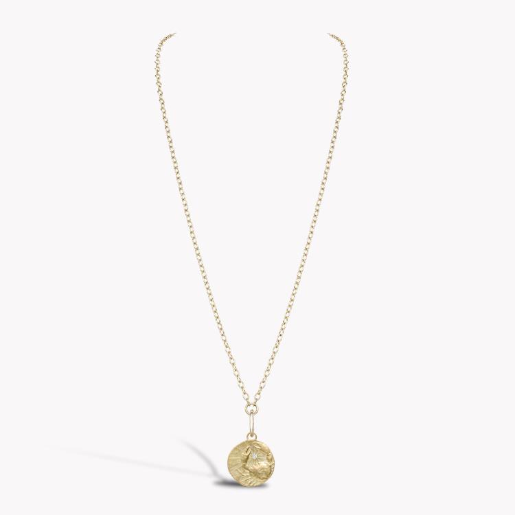 Cancer Pendant Charm Brilliant cut, Claw set_3