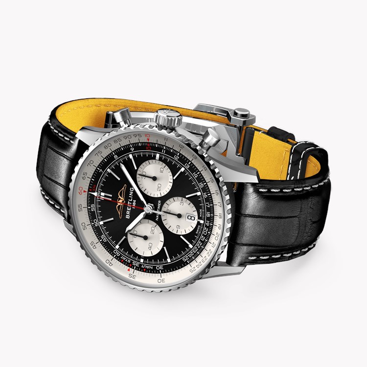 Breitling Navitimer B01 Chronograph 43 43mm, Black Dial, Baton Numerals_4