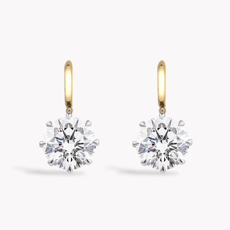 Masterpiece Legacy Brilliant Cut 8.35ct Diamond Hoop Drop Earrings Brilliant cut, Claw set_2