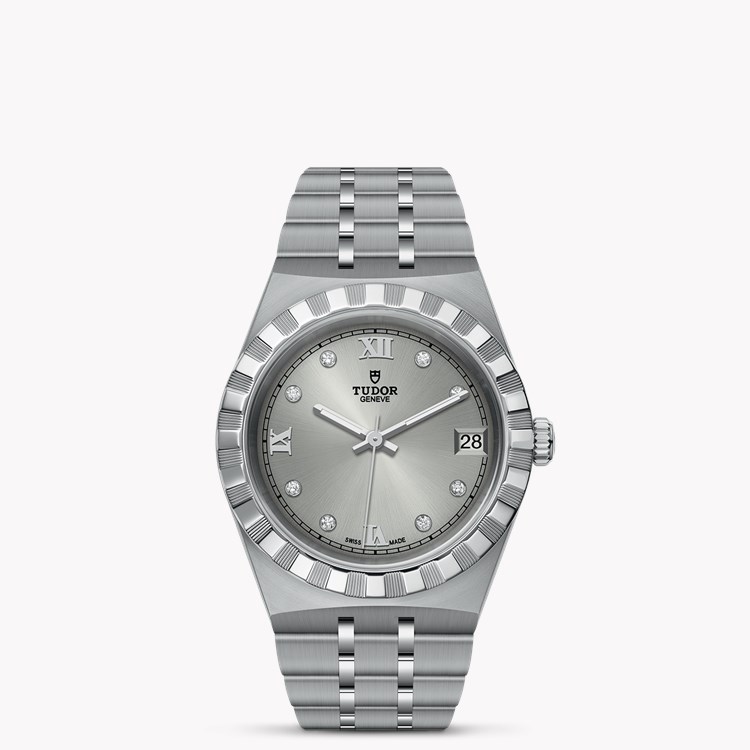 Tudor Royal 34mm. Silver Dial. Diamond Numerals_1