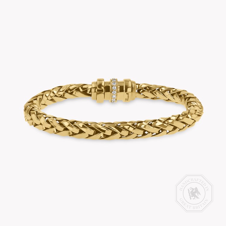 English Chain 0.28ct Diamond Bracelet Brilliant cut, Claw set_1