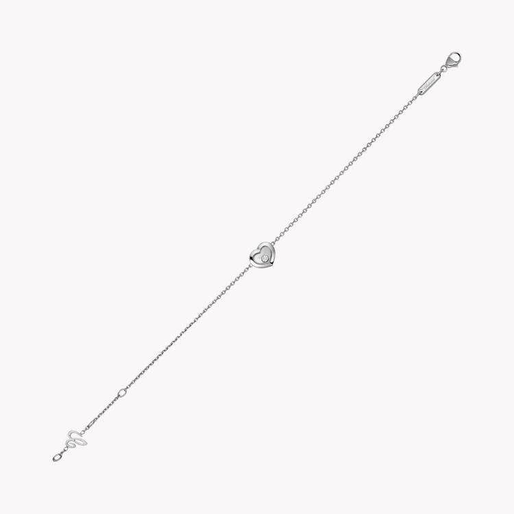 Chopard Happy Diamonds Heart Shaped Bracelet Brilliant Cut Rub Over Set_1