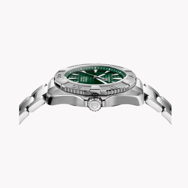 Tag Heuer Aquaracer Professional 200 Solargraph 40mm, Green Dial, Baton Numerals_2