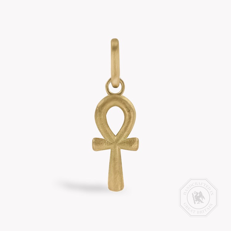 Ankh Cross Gold Pendant Charm _1