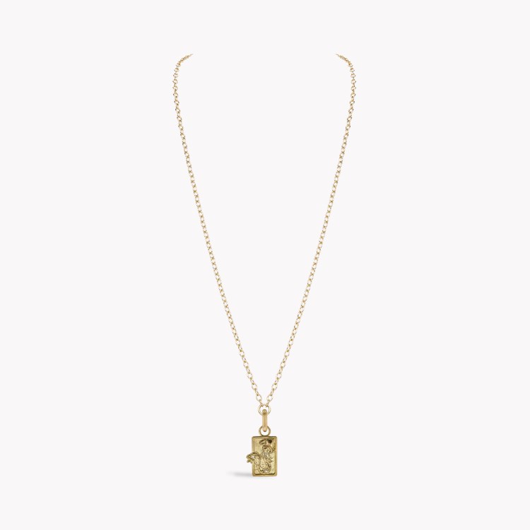 Zodiac Diamond Aquarius Pendant Charm Brilliant cut, Claw set_3