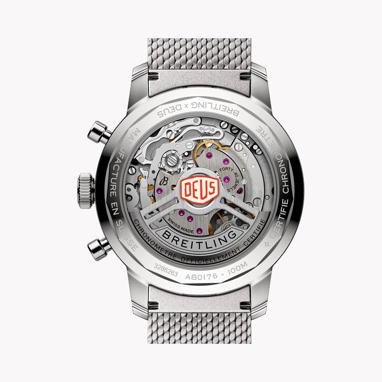Breitling Top Time B01 Deus 41mm, Black Dial, Baton Numerals_4