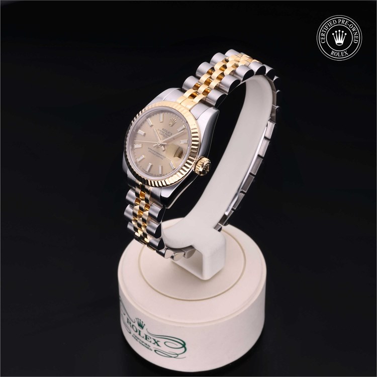 Lady-Datejust 26 2005, 26mm, Oystersteel and Yellow Gold