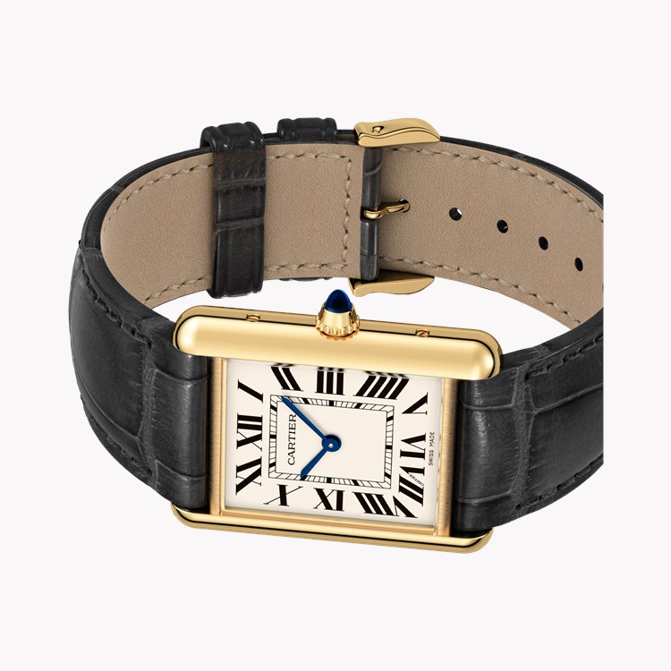 Cartier Tank Louis Cartier Medium, Silver Dial, Roman Numerals_3