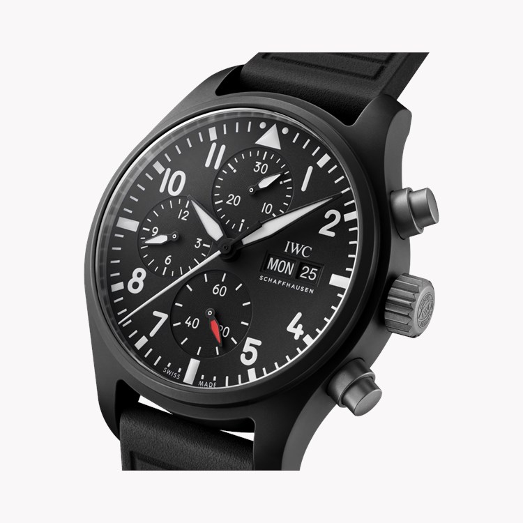 IWC Pilot's Chronograph 41 Top Gun 41.9mm, Black Dial, Arabic Numerals_3