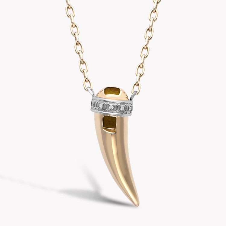 Whimsical Whistle Pendant Brilliant cut, Claw set_2
