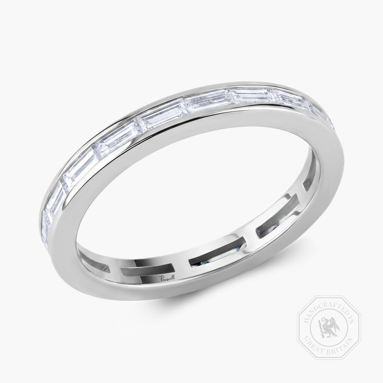 Baguette Cut 0.96ct Diamond Eternity Ring Baguette Cut, Channel Set_1