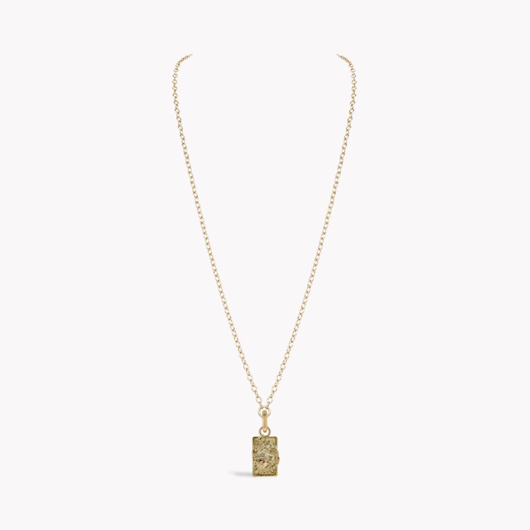 Zodiac Diamond Cancer Pendant Charm Brilliant Cut, Rubover Set_3