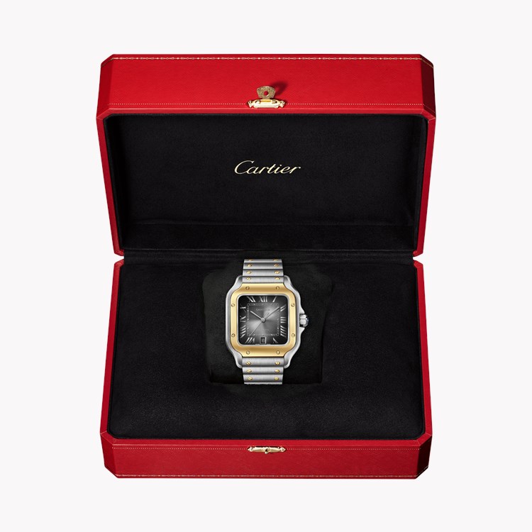 Cartier Santos de Cartier Large, Grey Dial, Roman Numerals_6