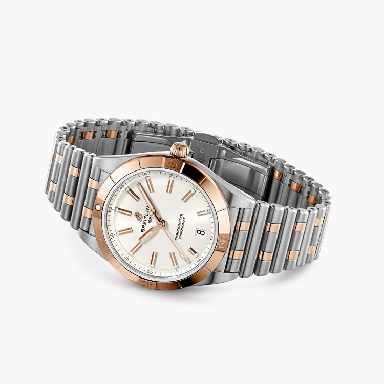 Breitling Chronomat Automatic 36 36mm, White Dial, Baton Markers_3
