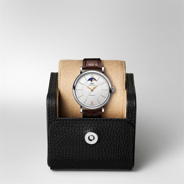 IWC Portofino Automatic Moonphase 40mm, Silver Dial, Baton Numerals_5