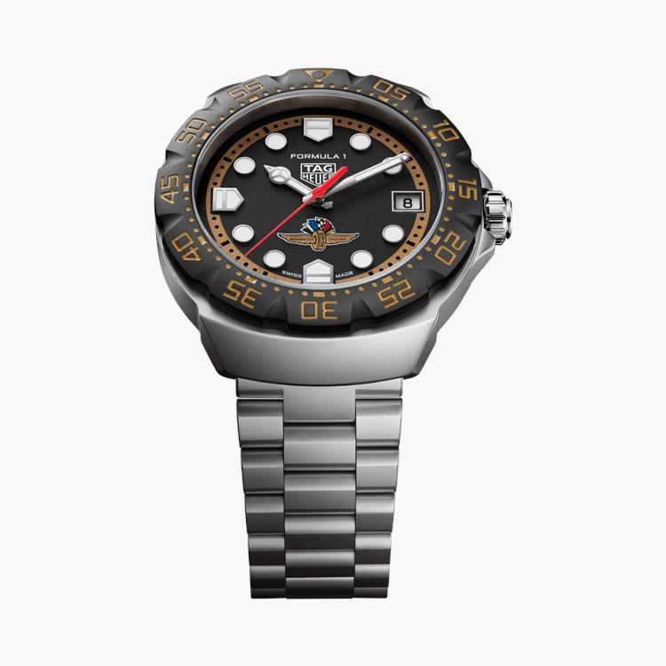 TAG Heuer Formula 1 SolarGraph x Indy 500 Limited Edition 38mm, Black Dial, Dot Numerals_4