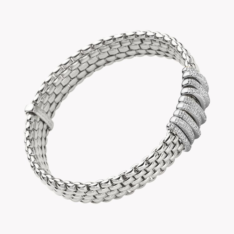 Fope Panorama Flex'it 0.68ct Diamond Medium Bracelet Brilliant Cut, Pave Set_1