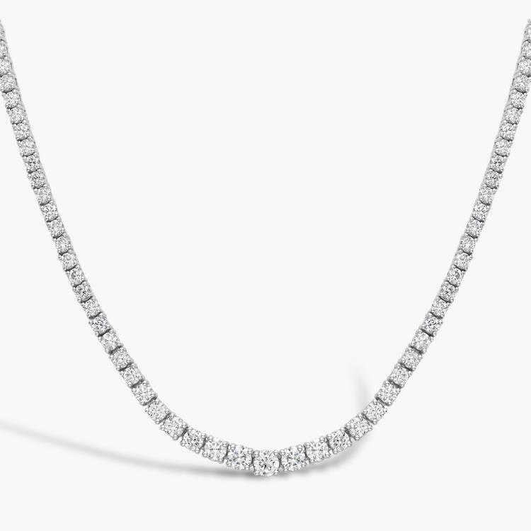 Brilliant Diamond Line Necklace Brilliant cut, Claw set_2