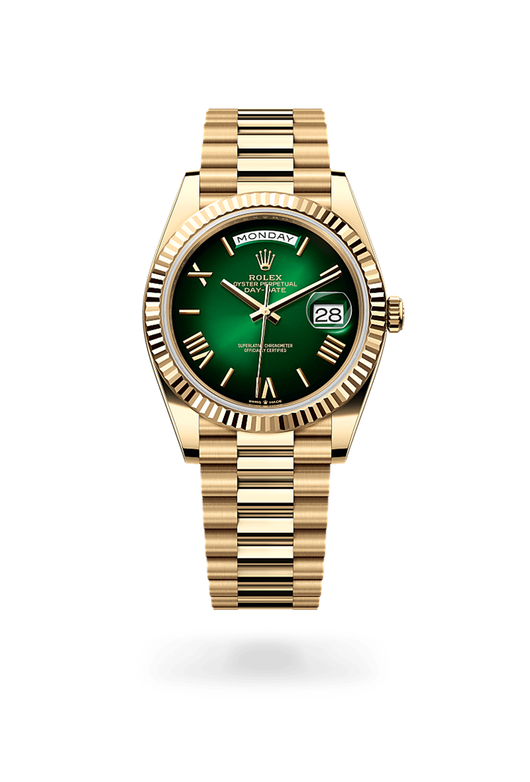 Day-Date 40, Oyster, 40 mm, yellow gold