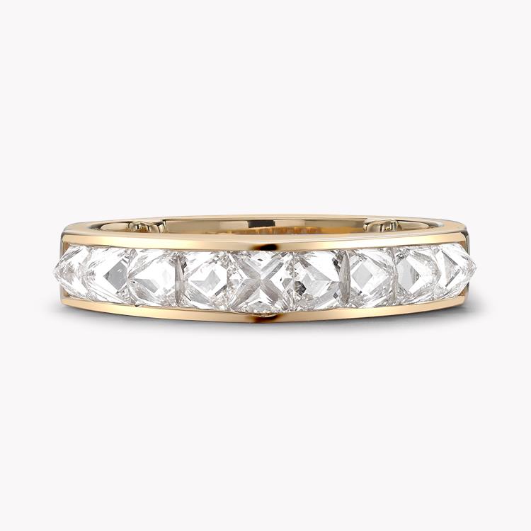 RockChic Peaked Diamond Ring 1.53CT in Yellow Gold Princess Cut, Channel Set_2