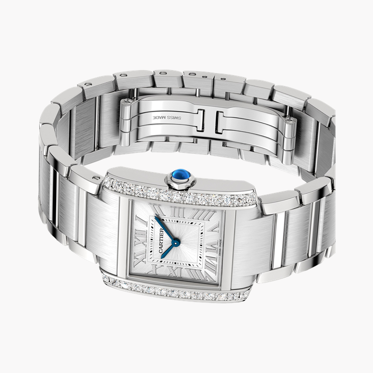 Cartier Tank Française Medium, Silver Dial, Roman Numerals_4