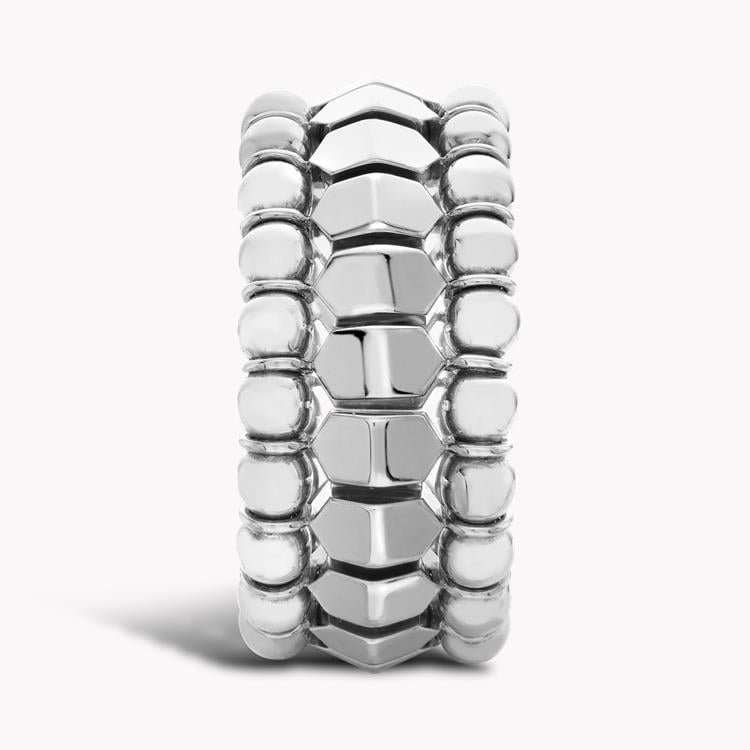 Bohemia Polished Expandable Ring in White Gold _4