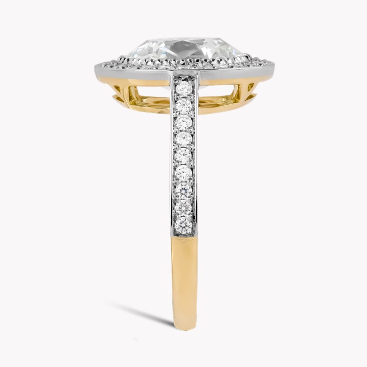 Parisienne Setting 2.32ct Diamond Cluster Ring OVAL CUT, PARISIENNE SET_4