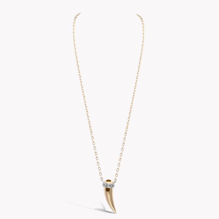 Whimsical Whistle Pendant Brilliant cut, Claw set_3