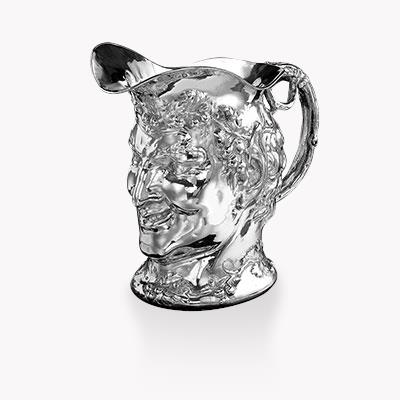 Silver Victorian Satyr Head Jug Hallmarked Chester_1
