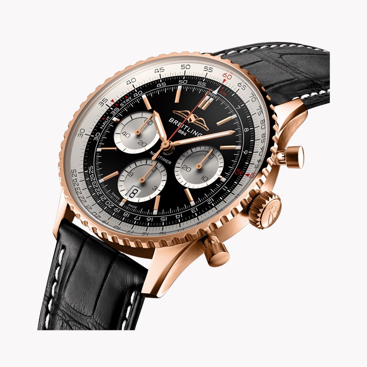 Breitling Navitimer B01 Chronograph 43 43mm, Black Dial, Baton Numerals_3