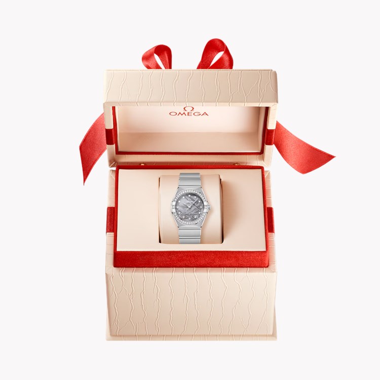 OMEGA Constellation O13115286099001 Watch - 28mm, Meteorite Dial 