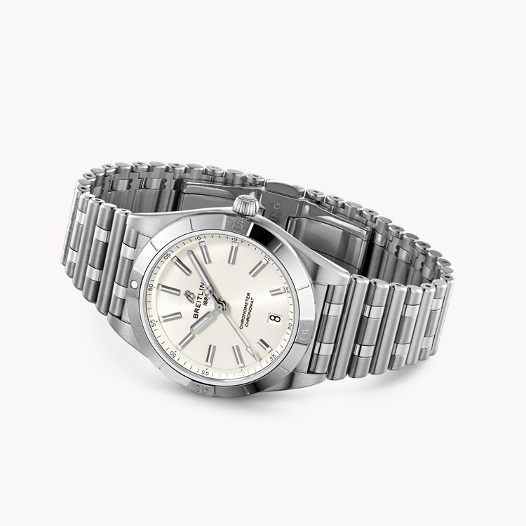 Breitling Chronomat Automatic 36 36mm, White Dial, Baton Markers_4