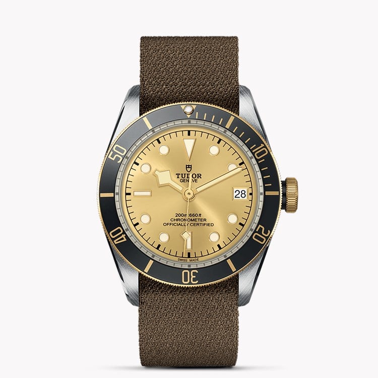 Tudor Black Bay S&G 41mm. Gold Dial. Baton Numerals_1