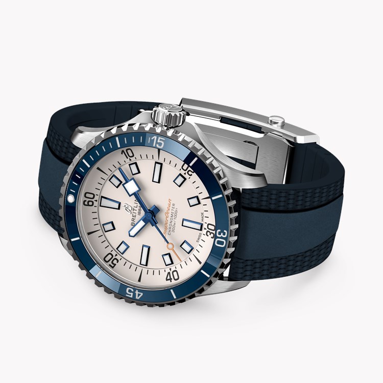 Breitling Superocean Automatic 42 42mm, Silver Dial, Baton Numerals_4