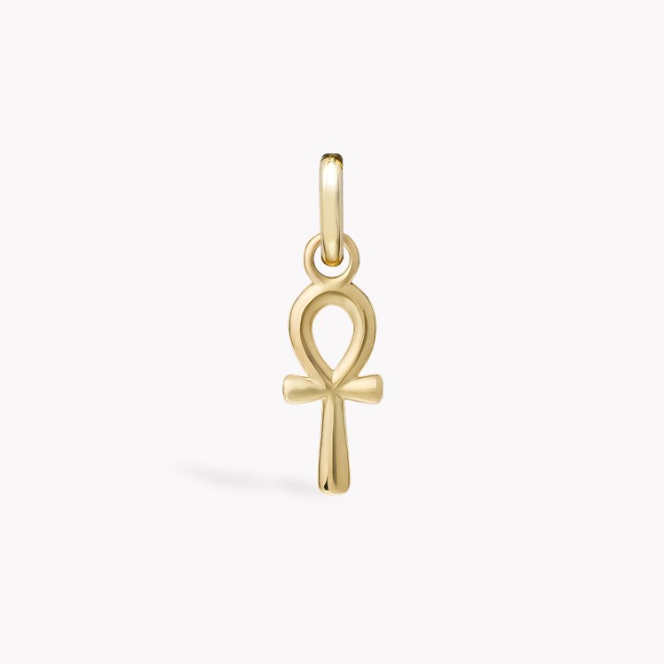Ankh Cross Polished
Gold Pendant Charm _1