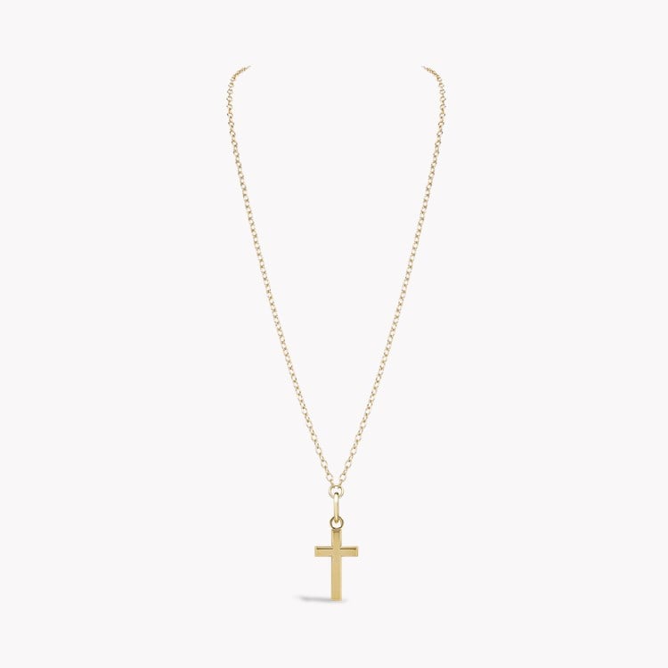 Gold Cross Pendant Charm _2