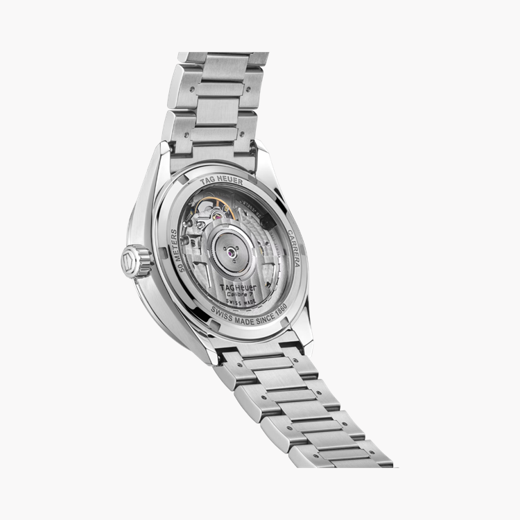 Tag Heuer Carrera Date 36mm, Blue Dial, Baton Numerals_3