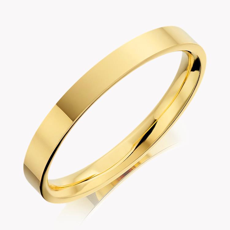 2.5mm Flat Court Wedding Ring _1