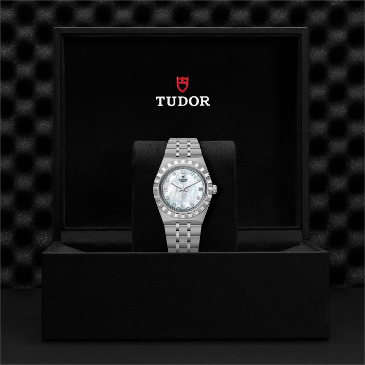 Tudor Royal  M28400-0005 34mm. Mother of Pearl Dial. Diamond Numerals_3