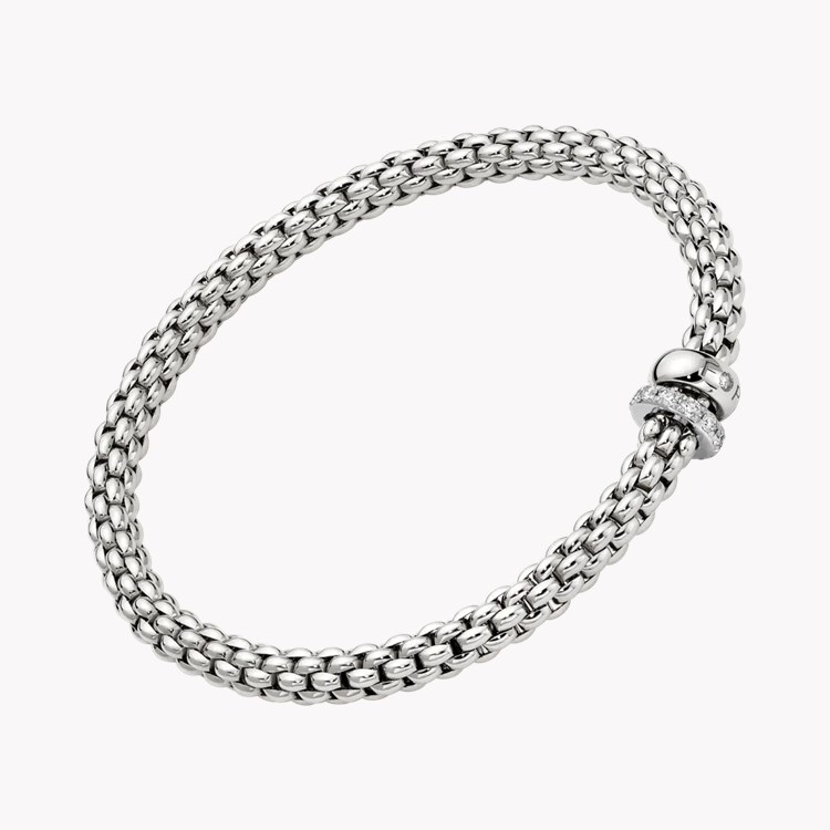FOPE Solo flex'it Diamond Bracelet Round Brilliant Cut, Rubover Set_1