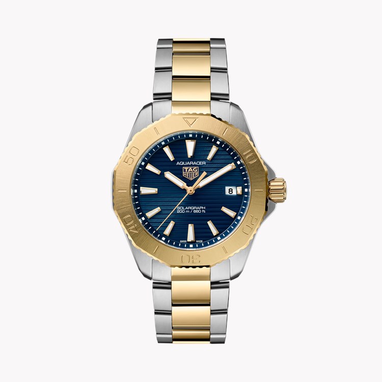 Tag Heuer Aquaracer Professional 200 Solargraph 40mm, Blue Dial, Baton Numerals_1
