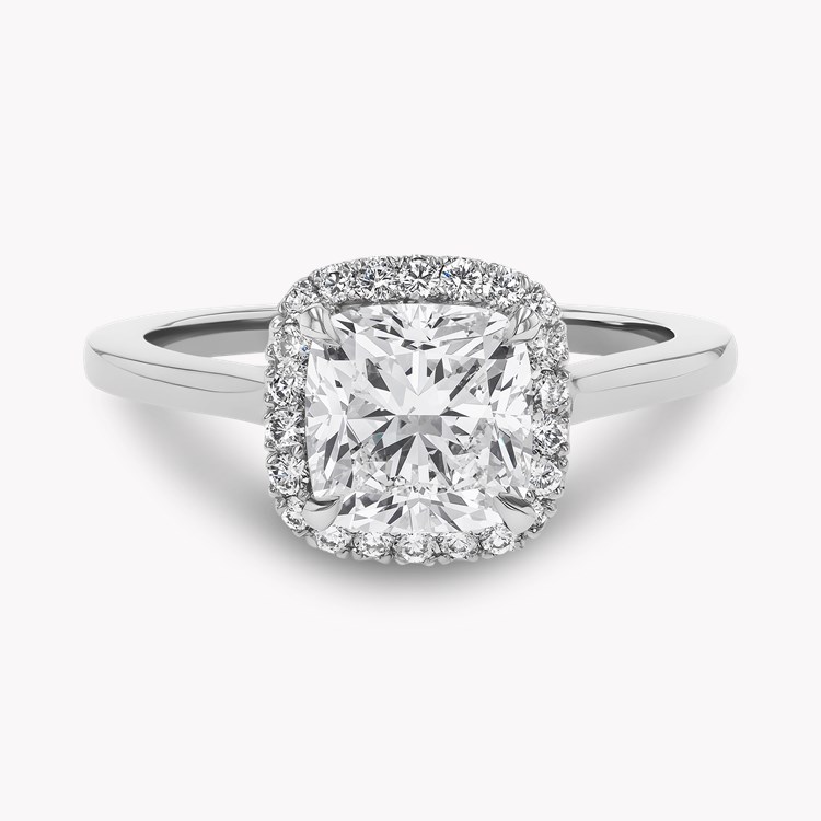 Celestial 1.80ct Cushion Cut Diamond Cluster Ring Modern Cushion Cut, Claw Set_2