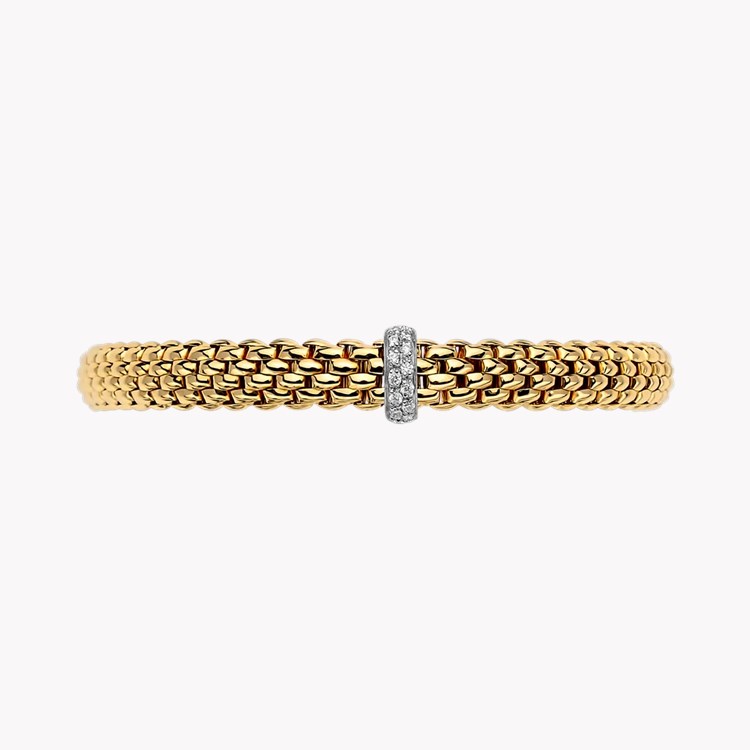 Fope Vendôme Flex'it 0.10ct Diamond Bracelet Brilliant Cut, Grain Set_2