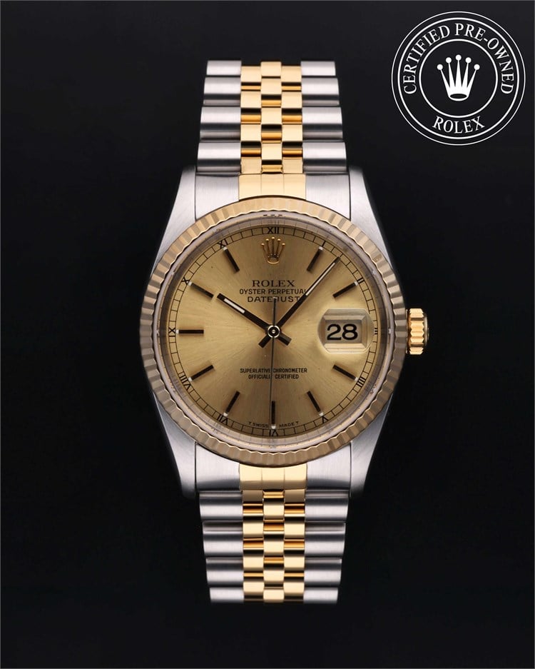 Datejust 36 with a bezel and bracelet