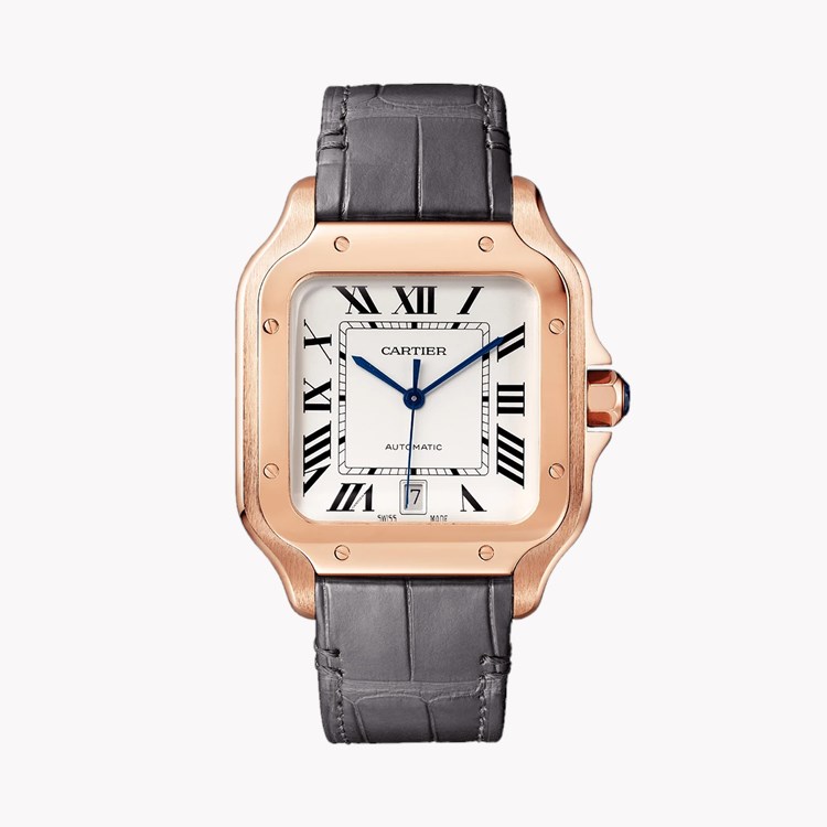Cartier Santos de Cartier Large, Silver Dial, Roman Numerals_1