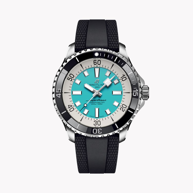 Breitling Superocean Automatic 44 44mm, Turquoise Dial, Baton Numerals_1