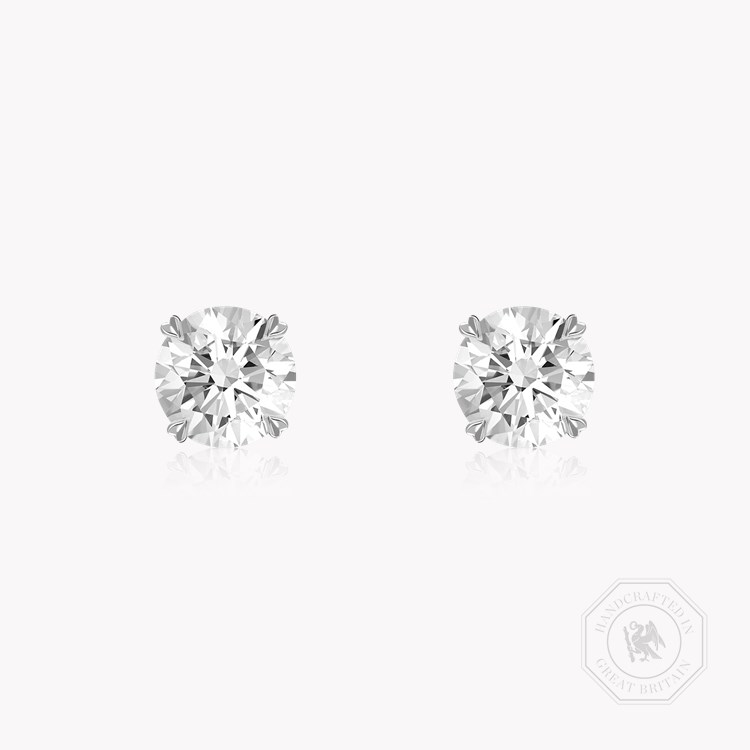 Windsor 1.10ct Diamond Stud Earrings Brilliant cut, Claw set_1