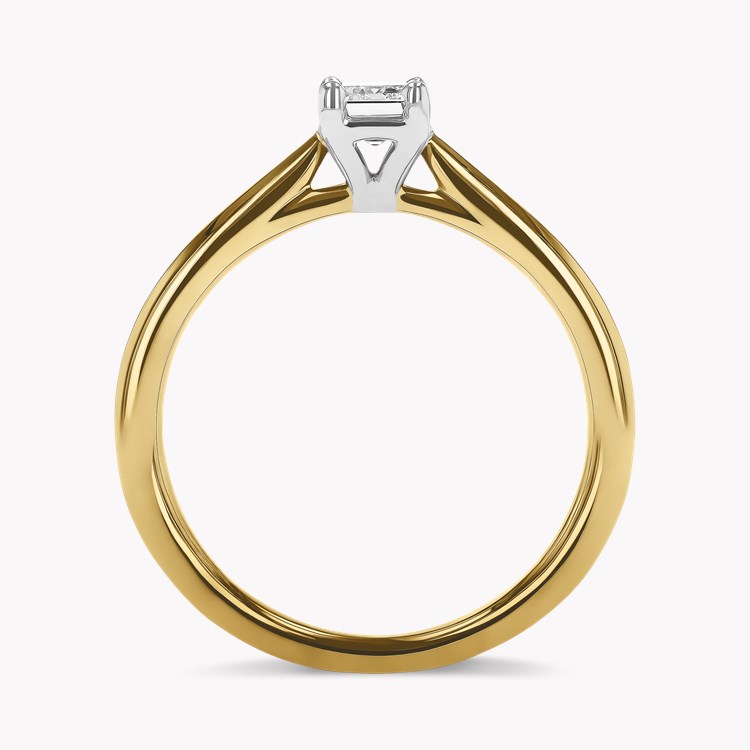 Gaia 0.50ct Diamond Ring Emerald Cut, Claw Set_3